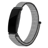 Strap-it® Fitbit Inspire Nylonarmband (Grau-Schwarz) Strap-it® Fitbit Inspire Nylonarmband (Grau-Schwarz)