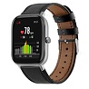 Strap-it Xiaomi Amazfit GTS Armband Leder (eng Schwarz) Strap-it Xiaomi Amazfit GTS Armband Leder (eng Schwarz)