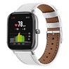 Strap-it Xiaomi Amazfit GTS Armband Leder (Weiß) Strap-it Xiaomi Amazfit GTS Armband Leder (Weiß)