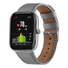 Strap-it Xiaomi Amazfit GTS Armband Leder (Grau) Strap-it Xiaomi Amazfit GTS Armband Leder (Grau)