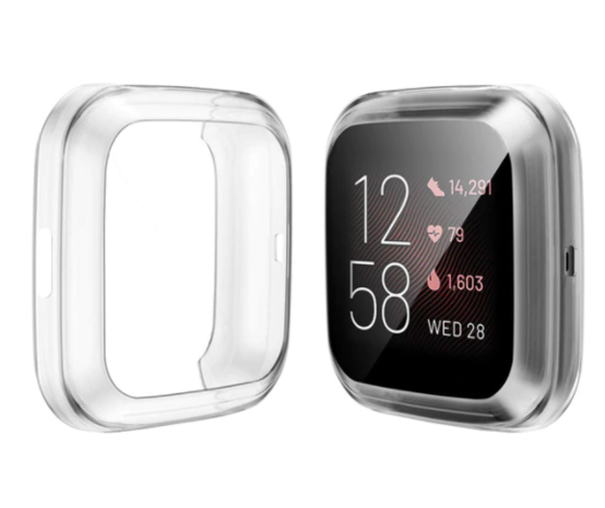 Strap-it® Strap-it Fitbit Versa TPU Schutzhülle (Transparent) Strap-it® Strap-it Fitbit Versa TPU Schutzhülle (Transparent)