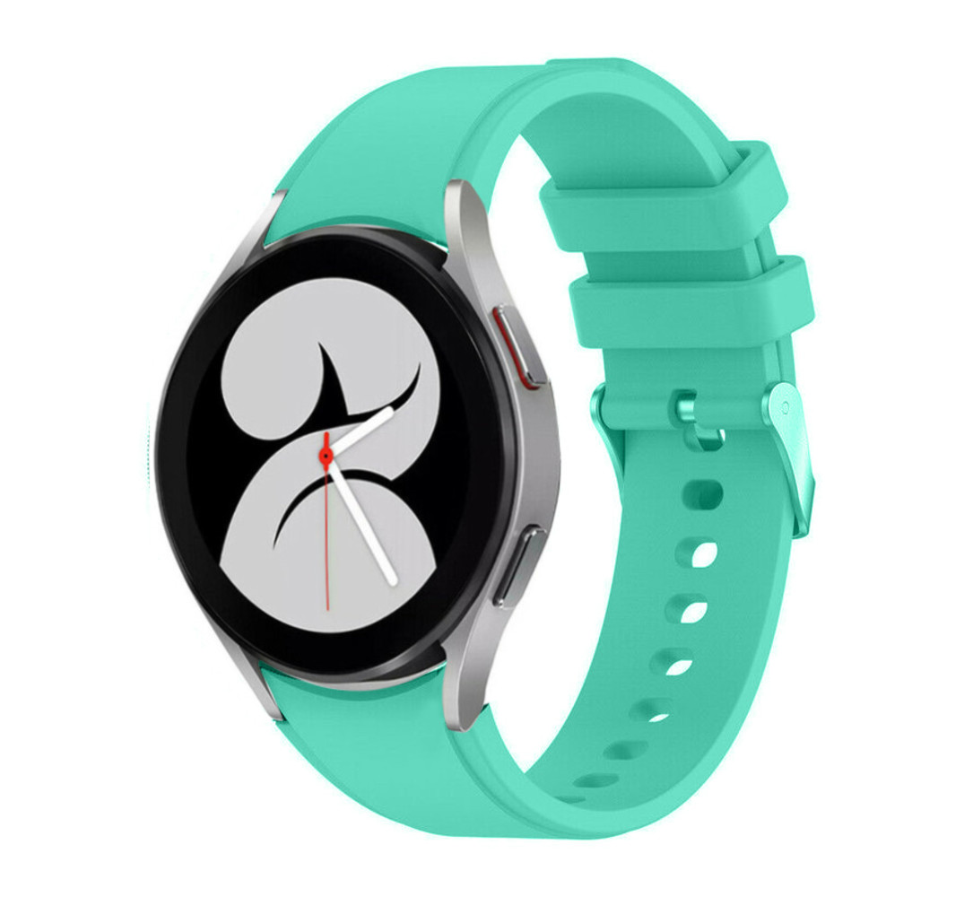 Strap-it® Strap-it Samsung Galaxy Watch 4 Silikonarmband - 40mm (Aqua)