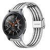 Strap-it® Strap-it Samsung Galaxy Watch 46mm Edelstahlarmband (Silber/Schwarz) Strap-it® Strap-it Samsung Galaxy Watch 46mm Edelstahlarmband (Silber/Schwarz)