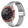 Strap-it® Strap-it Samsung Galaxy Watch 3 41mm Edelstahlarmband (Silber/Schwarz) Strap-it® Strap-it Samsung Galaxy Watch 3 41mm Edelstahlarmband (Silber/Schwarz)