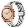 Strap-it® Strap-it Samsung Galaxy Watch 42mm Edelstahlarmband (Silber/Schwarz) Strap-it® Strap-it Samsung Galaxy Watch 42mm Edelstahlarmband (Silber/Schwarz)