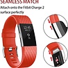Strap-it® Strap-it Fitbit Charge 2 Diamant Silikon Armband (Rot) Strap-it® Strap-it Fitbit Charge 2 Diamant Silikon Armband (Rot)