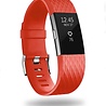 Strap-it® Strap-it Fitbit Charge 2 Diamant Silikon Armband (Rot) Strap-it® Strap-it Fitbit Charge 2 Diamant Silikon Armband (Rot)