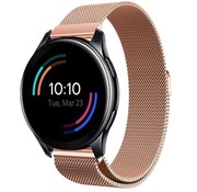 Strap-it® OnePlus Watch Milanese Armband (Roségold)