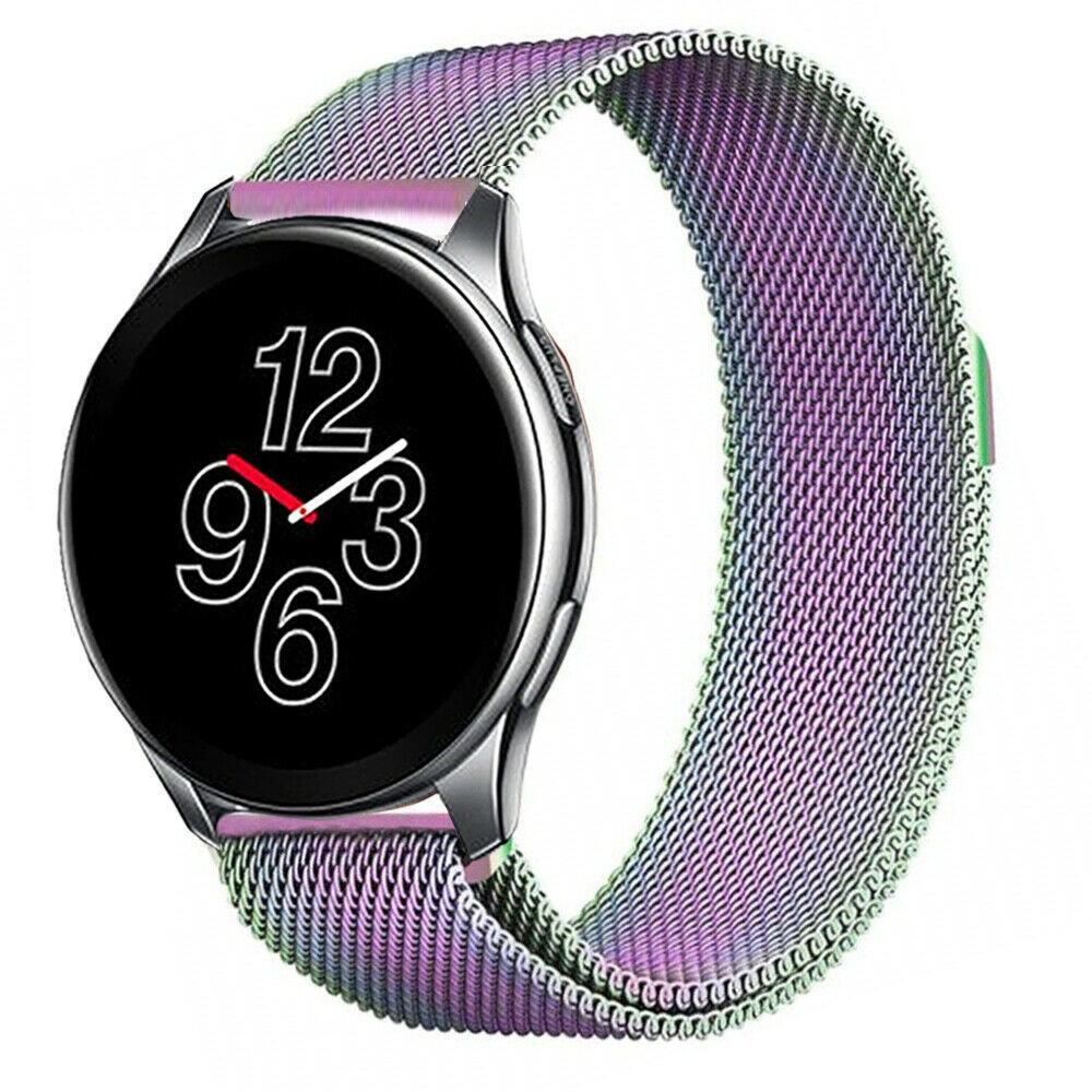 Strap-it® Strap-it OnePlus Watch Milanese Armband (Regenbogen) Strap-it® Strap-it OnePlus Watch Milanese Armband (Regenbogen)