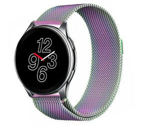 Strap-it® OnePlus Watch Milanese Armband (Regenbogen) Strap-it® OnePlus Watch Milanese Armband (Regenbogen)