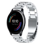 Strap-it® OnePlus Watch Stahlband (Silber) Strap-it® OnePlus Watch Stahlband (Silber)