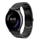 Strap-it® Strap-it OnePlus Watch Metallarmband (Schwarz)