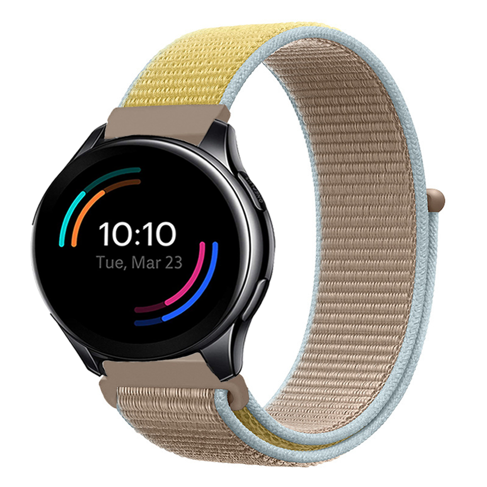 Strap-it® Strap-it OnePlus Watch Nylonarmband (Camel)