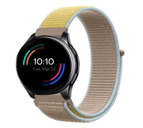 Strap-it® OnePlus Watch Nylonarmband (Kamel) Strap-it® OnePlus Watch Nylonarmband (Kamel)