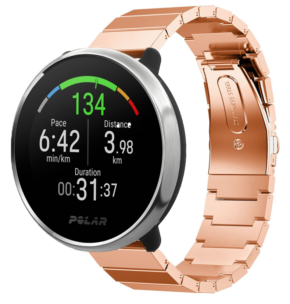 Strap-it® Strap-it Polar Unite Metallarmband (RoséGold)