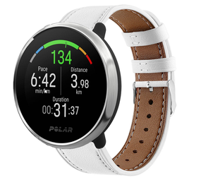 Strap-it® Polar Unite Lederarmband (Weiß) Strap-it® Polar Unite Lederarmband (Weiß)