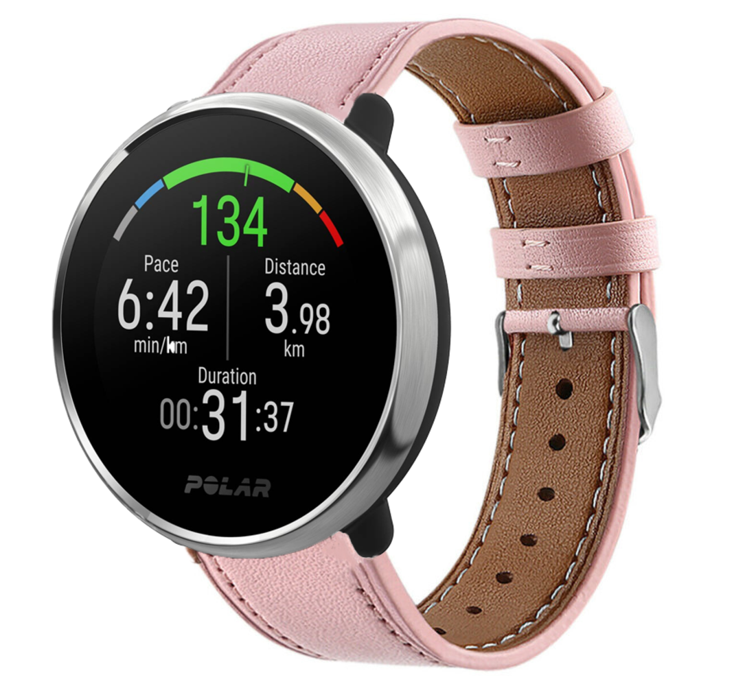 Strap-it® Strap-it Polar Unite Lederarmband (Rosa) Strap-it® Strap-it Polar Unite Lederarmband (Rosa)