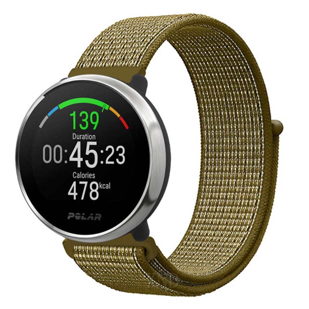 Strap-it® Strap-it Polar Ignite Nylonarmband (Oliv)