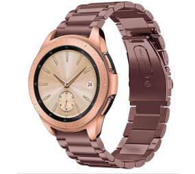 Strap-it® Samsung Galaxy Watch 42mm Stahlband (Bronze Gold) Strap-it® Samsung Galaxy Watch 42mm Stahlband (Bronze Gold)