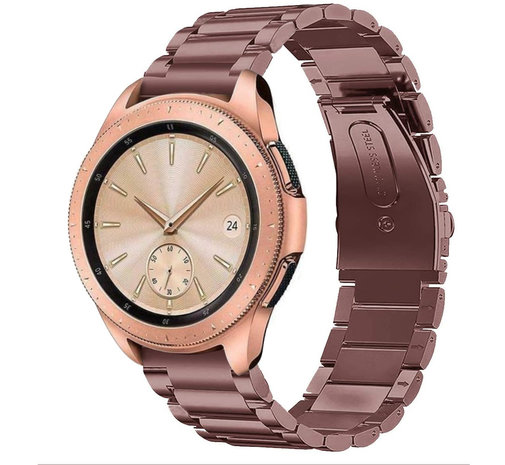 Strap-it® Strap-it Samsung Galaxy Watch 42mm Stahlband (Bronze Gold)