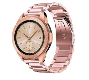 Strap-it® Samsung Galaxy Watch 42mm Stahlband (Rosa) Strap-it® Samsung Galaxy Watch 42mm Stahlband (Rosa)