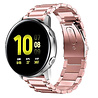 Strap-it® Strap-it Samsung Galaxy Watch Active Stahlarmband (Rosa) Strap-it® Strap-it Samsung Galaxy Watch Active Stahlarmband (Rosa)