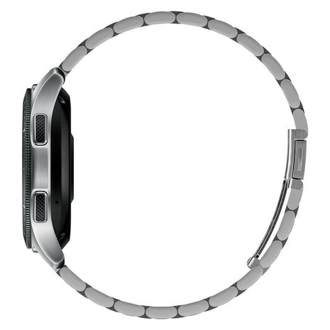 Spigen Spigen Modern Fit Galaxy Watch 46mm Armband Edelstahl (Silber) Spigen Spigen Modern Fit Galaxy Watch 46mm Armband Edelstahl (Silber)