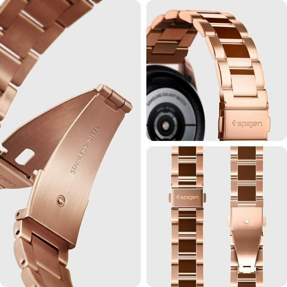 Spigen Spigen Modern Fit Galaxy Watch 3 41mm Armband Edelstahl (Roségold)