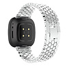 Strap-it® Strap-it Fitbit Versa 3 Stahl-Fischarmband (Silber) Strap-it® Strap-it Fitbit Versa 3 Stahl-Fischarmband (Silber)