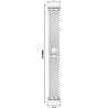 Strap-it® Strap-it Fitbit Versa 3 Stahl-Fischarmband (Silber) Strap-it® Strap-it Fitbit Versa 3 Stahl-Fischarmband (Silber)