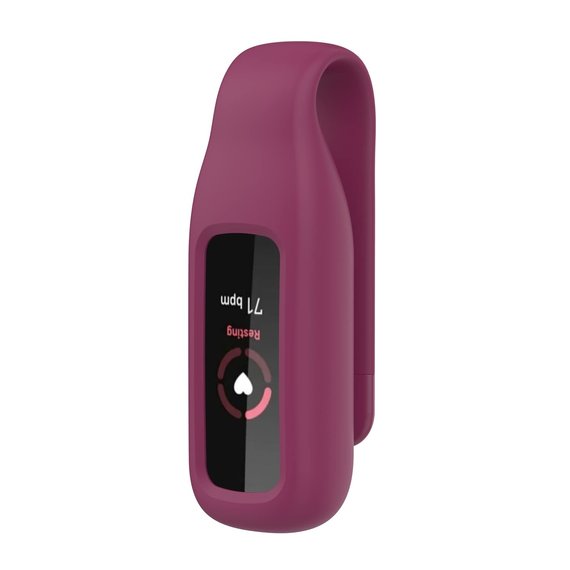 Fitbit Luxe Silikon Clip (Weinrot)