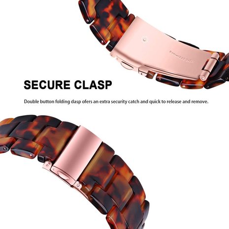 Strap-it® Strap-it Xiaomi Amazfit GTS Resinarmband (Lava) Strap-it® Strap-it Xiaomi Amazfit GTS Resinarmband (Lava)