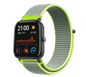 Strap-it® Xiaomi Amazfit GTS Nylonband (Fluoreszierend) Strap-it® Xiaomi Amazfit GTS Nylonband (Fluoreszierend)