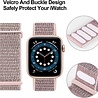 Strap-it® Strap-it Apple Watch Armband Nylon (Rosa) Strap-it® Strap-it Apple Watch Armband Nylon (Rosa)