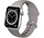 Strap-it Apple Watch Armband Silikon (Grau)