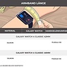 Strap-it® Strap-it Samsung Galaxy Watch 4 Classic 42mm Silikonarmband (Violett) Strap-it® Strap-it Samsung Galaxy Watch 4 Classic 42mm Silikonarmband (Violett)