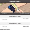 Strap-it® Strap-it Samsung Galaxy Watch 4 - 40mm Milanese Strap (Silber) Strap-it® Strap-it Samsung Galaxy Watch 4 - 40mm Milanese Strap (Silber)