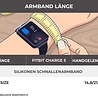 Strap-it® Strap-it® Fitbit Charge 5 Sportschnallenband (Schwarz/Weiß) Strap-it® Strap-it® Fitbit Charge 5 Sportschnallenband (Schwarz/Weiß)
