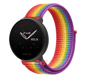 Strap-it® Polar Ignite 2 Nylonband (Regenbogen)