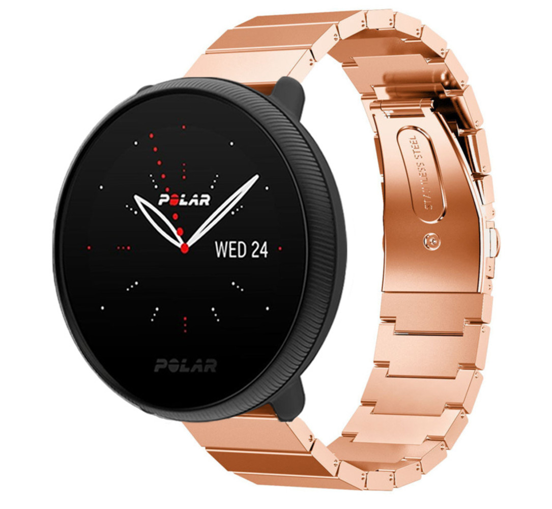 Strap-it® Strap-it Polar Ignite 2 Metallarmband (Roségold)