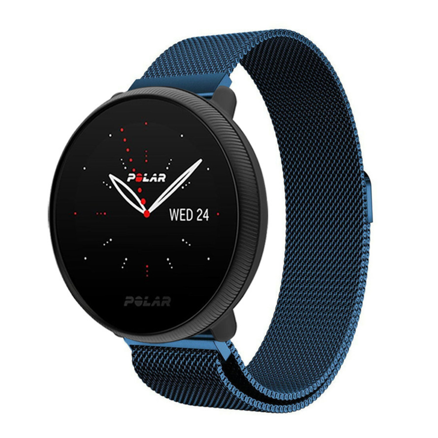 Polar Ignite 2 Milanese Armband (Blau) - Smartwatcharmbaender.de