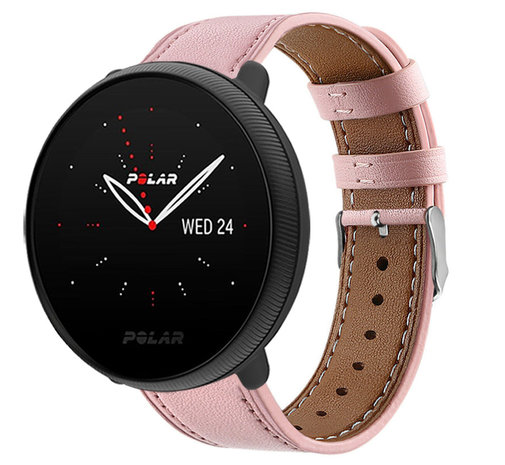 Strap-it® Strap-it Polar Ignite 2 Lederarmband (Rosa) Strap-it® Strap-it Polar Ignite 2 Lederarmband (Rosa)