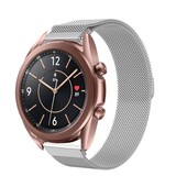 Strap-it® Samsung Galaxy Watch 3 Milanese Armband 41mm (Silber) Strap-it® Samsung Galaxy Watch 3 Milanese Armband 41mm (Silber)