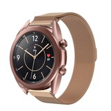Strap-it® Samsung Galaxy Watch 3 Milanese Armband 41mm (Rosé gold) Strap-it® Samsung Galaxy Watch 3 Milanese Armband 41mm (Rosé gold)