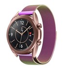 Strap-it® Strap-it Samsung Galaxy Watch 3 Milanese Armband 41mm (Regenbogen)