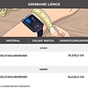 Strap-it® Strap-it Samsung Galaxy Watch 3 41mm Edelstahlarmband (Silber) Strap-it® Strap-it Samsung Galaxy Watch 3 41mm Edelstahlarmband (Silber)