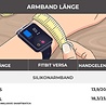 Strap-it® Strap-it Fitbit Versa / Versa 2 Armband Silikon (Grapefruit) Strap-it® Strap-it Fitbit Versa / Versa 2 Armband Silikon (Grapefruit)