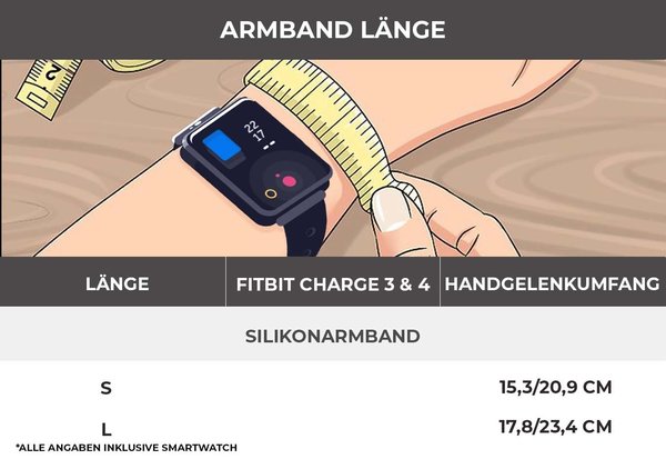 Strap-it® Strap-it Fitbit Charge 3 Armband Silikon (Hellblau) Strap-it® Strap-it Fitbit Charge 3 Armband Silikon (Hellblau)