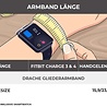 Strap-it® Strap-it Fitbit Charge 4 Drache Gliederarmband (Silber) Strap-it® Strap-it Fitbit Charge 4 Drache Gliederarmband (Silber)
