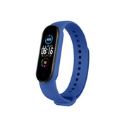 Strap-it® Xiaomi Mi Band 5 Armband Silikon (Blau)